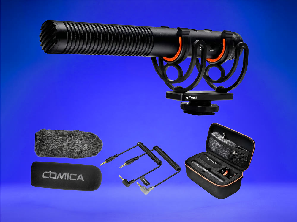 Comica CVM-VM20 professional shotgun mic kit