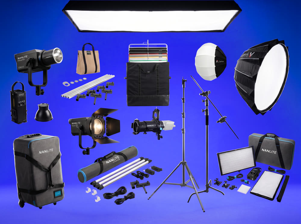 Pro lighting van package: 3-point + extras