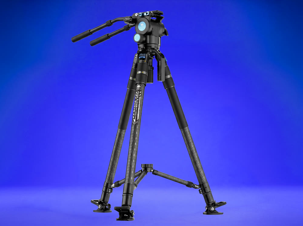 Sirui SVS75 rapid carbon tripod + fluid head