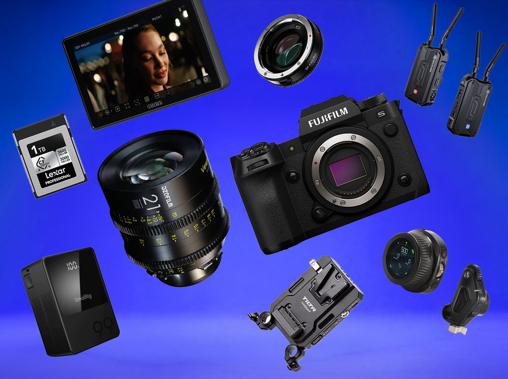 Fujifilm X-H2S 6K cinema rig + 21mm DZO Vespid